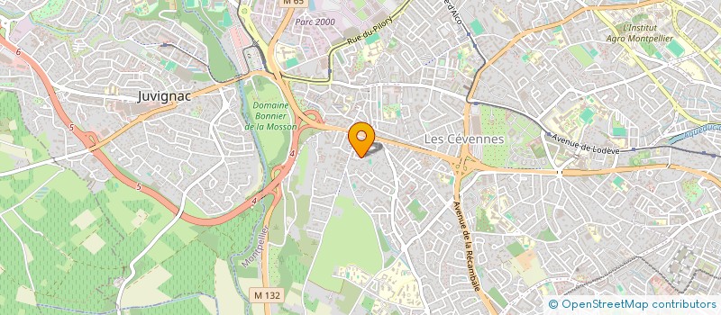 localisation de l'entreprise GROUPEMENT DES PEDIATRES LIBERAUX DE L'HERAULT à MONTPELLIER