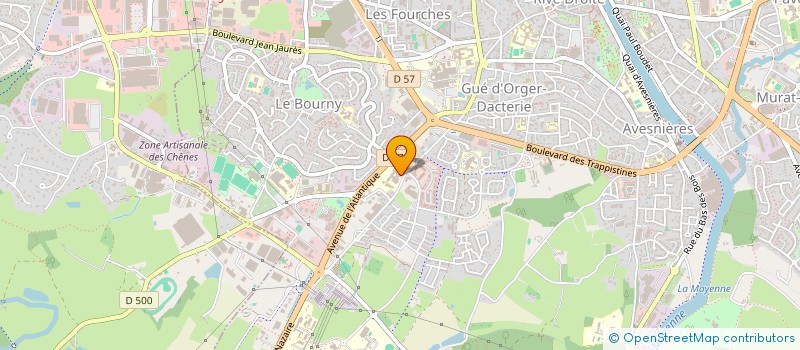 localisation de l'entreprise GROUPEMENT DES PRATICIENS à LAVAL