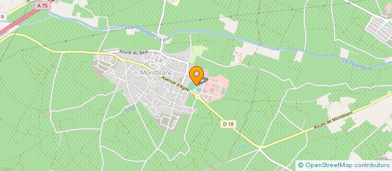 localisation de l'entreprise GROUPEMENT DES PRODUCTEURS D'ENERGIE INDEPENDANTS  MONTBLANC