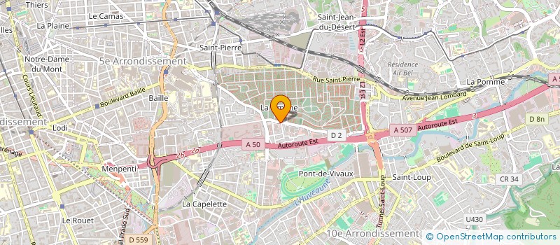 localisation de l'entreprise GROUPEMENT DES PROFESSIONNELS DU SIEGE à MARSEILLE