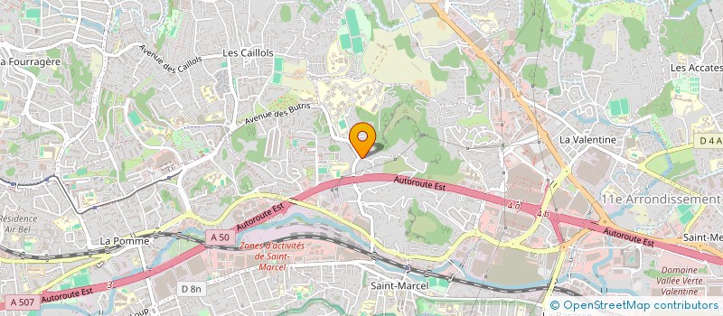 localisation de l'entreprise GROUPEMENT DES PROPRIETAIRES DE RESIDENCES MOBILES DU CLOS DE BARBEY  MARSEILLE