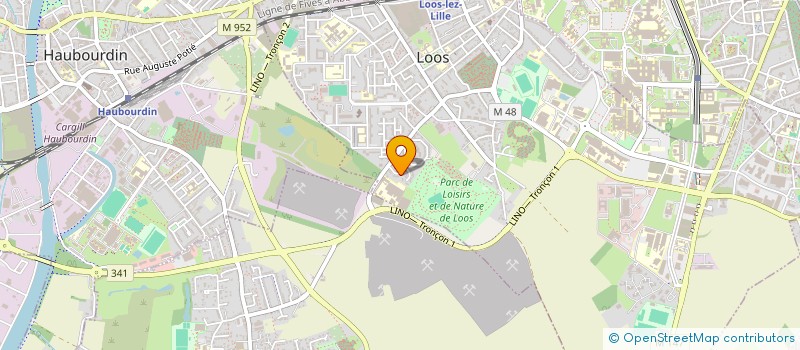 localisation de l'entreprise GROUPEMENT DES PROPRIETAIRES DES MAISONS DU LOTISSEMENT PLAINE DE JEUX  LOOS