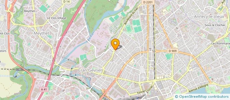 localisation de l'entreprise GROUPEMENT DES PROPRIETAIRES FORESTIERS SYLVICULTEURS DES BAUGES HAUT-SAVOYARDES à ANNECY