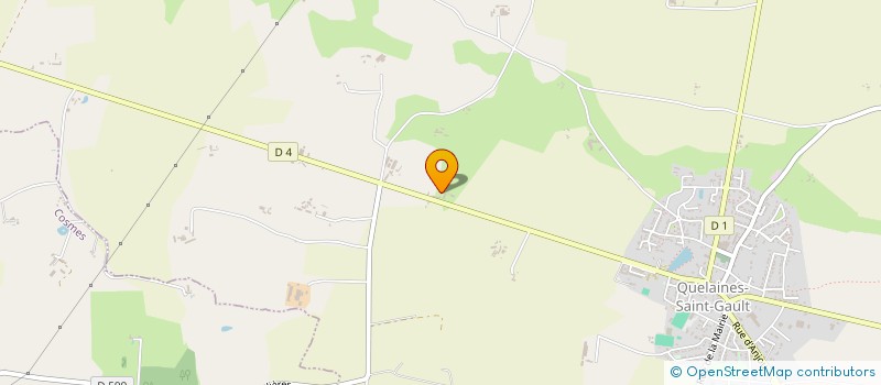 localisation de l'entreprise GROUPEMENT DES RANDONNEURS EQUESTRES DE LA MAYENNE  QUELAINES-SAINT-GAULT