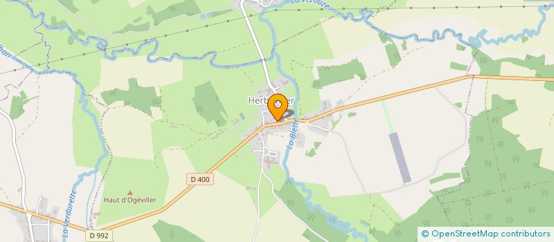 localisation de l'entreprise GROUPEMENT DES SOCIETES MILITAIRES ET PATRIOTIQUES DE VEZOUZE EN PIEMONT  HERBEVILLER