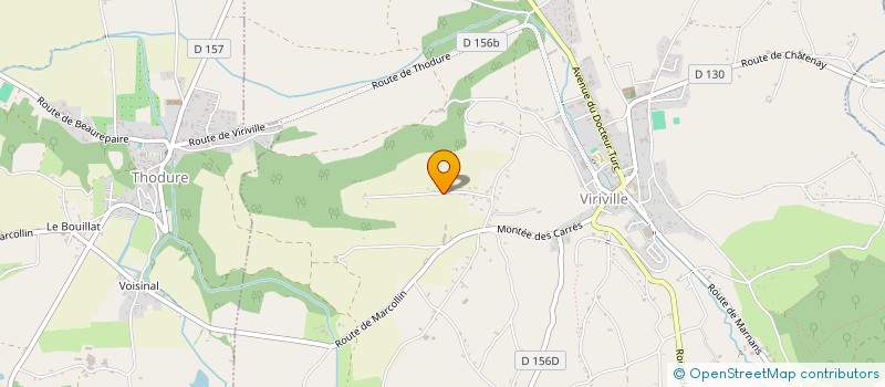 localisation de l'entreprise GROUPEMENT DES SYLVICULTEURS DU VERCORS ISERE  VIRIVILLE