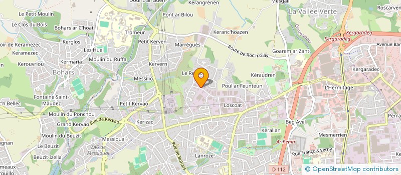 localisation de l'entreprise GROUPEMENT DES TRANSPORTEURS SANITAIRES D'URGENCE DU FINISTERE à BREST