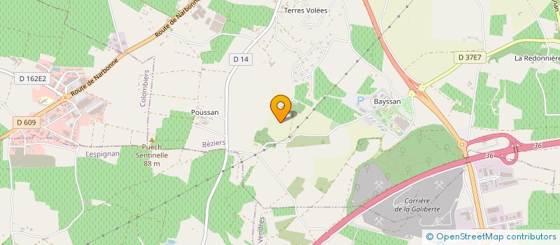 localisation de l'entreprise GROUPEMENT DU GRAND BITTEROIS à BEZIERS