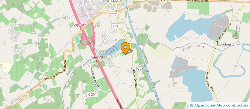 localisation de l'entreprise GROUPEMENT DU PRINTEMPS  PUCH D'AGENAIS