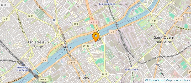 localisation de l'entreprise GROUPEMENT DU RIE EQUINOX à CLICHY