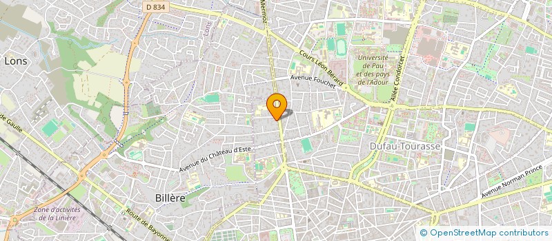 localisation de l'entreprise GROUPEMENT ECONOMIQUE J'M à PAU