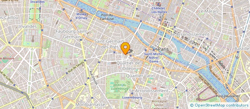 localisation de l'entreprise GROUPEMENT EDITION INDUSTRIES GRAPHIQUES à PARIS