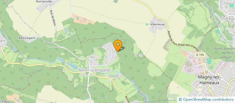 localisation de l'entreprise GROUPEMENT EDITIONS H & D  MILON-LA-CHAPELLE