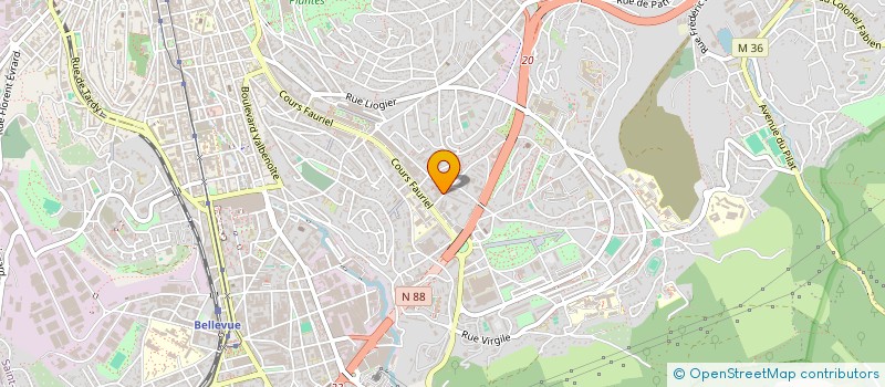 localisation de l'entreprise GROUPEMENT EMORINE F ET GIRAUD C  SAINT-ETIENNE