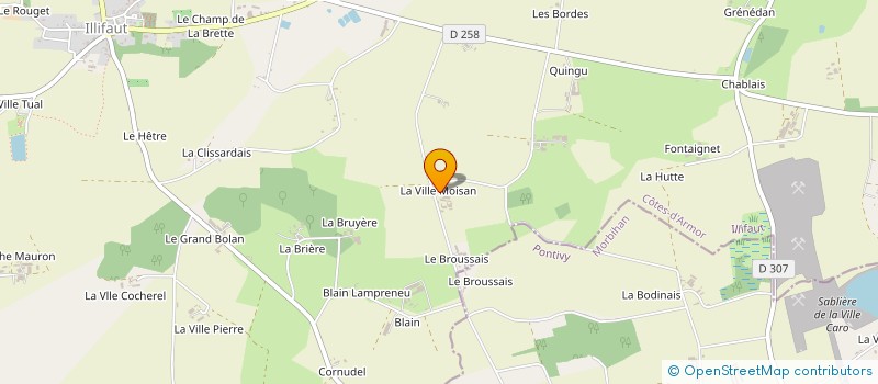 localisation de l'entreprise GROUPEMENT EMPL DE LA VILLE MOISAN  ILLIFAUT