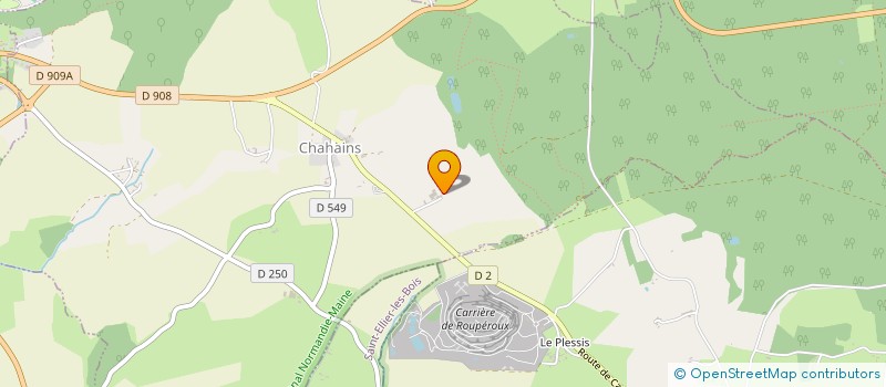 localisation de l'entreprise GROUPEMENT EMPLOI SERVICE à CHAHAINS