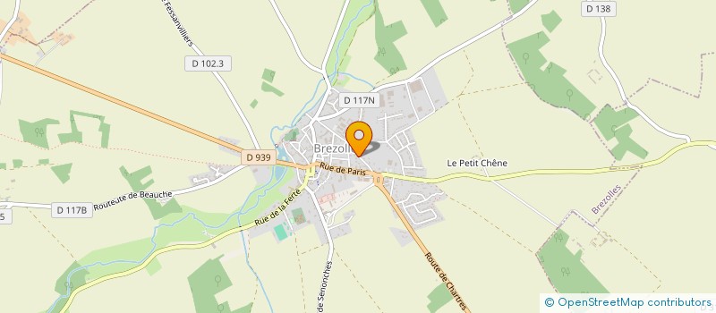localisation de l'entreprise GROUPEMENT EMPLOYEUR 2CB à BREZOLLES