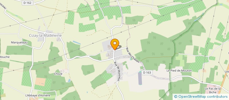 localisation de l'entreprise GROUPEMENT EMPLOYEUR AGRI DEFIS à CIZAY-LA-MADELEINE