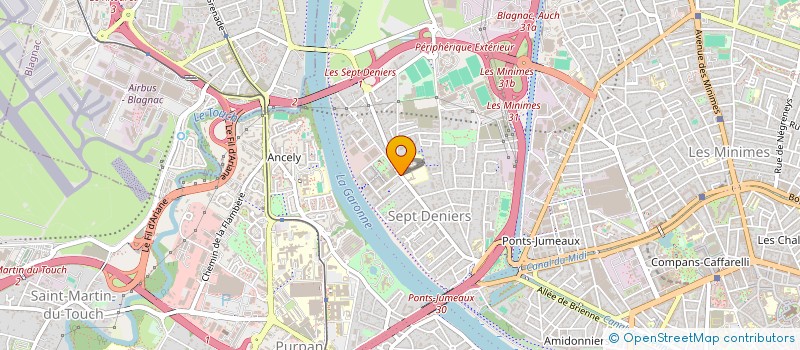 localisation de l'entreprise GROUPEMENT EMPLOYEUR ASSOCIATIF à TOULOUSE