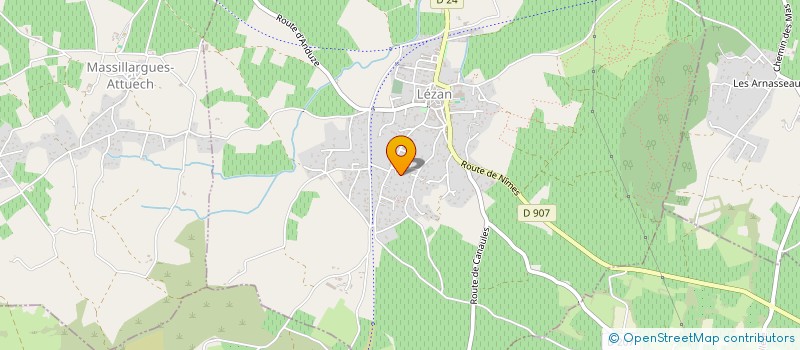 localisation de l'entreprise GROUPEMENT EMPLOYEUR COLLINE DU BRIAS  LEZAN