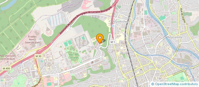 localisation de l'entreprise GROUPEMENT EMPLOYEUR DE MAIZIERES  NANCY