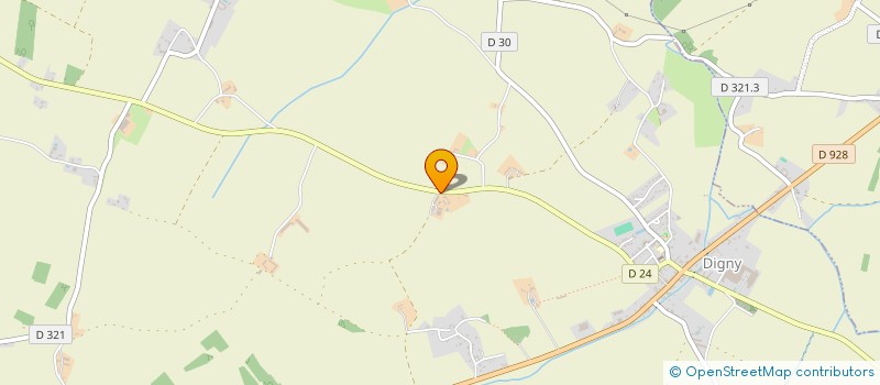 localisation de l'entreprise GROUPEMENT EMPLOYEUR DU BOIS RIDON à DIGNY