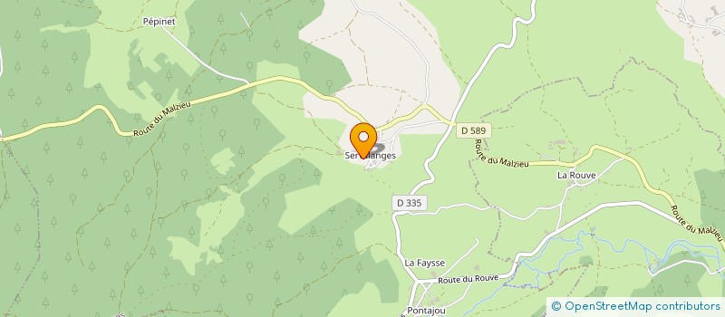 localisation de l'entreprise GROUPEMENT EMPLOYEUR DU GEVAUDAN à SAUGUES