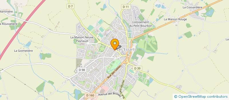 localisation de l'entreprise GROUPEMENT EMPLOYEUR FER PLE (FERRIERE-PAYS LES ESSARTS) à ESSARTS-EN-BOCAGE