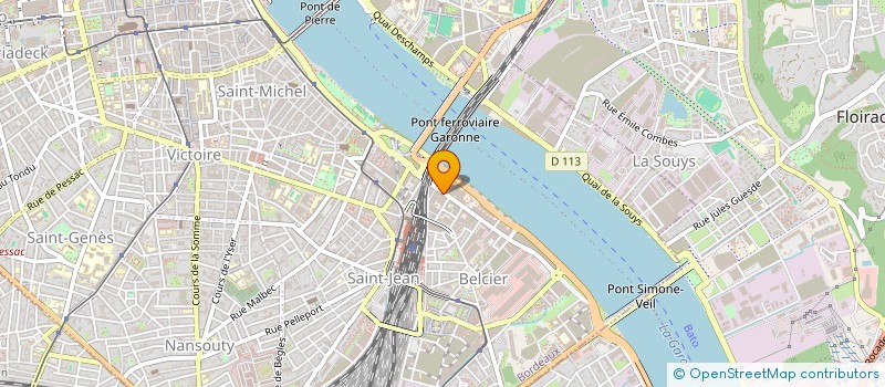 localisation de l'entreprise GROUPEMENT EMPLOYEUR FRESH à BORDEAUX