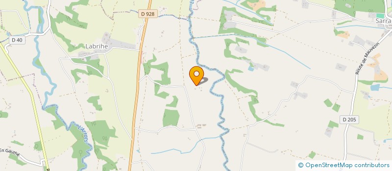 localisation de l'entreprise GROUPEMENT EMPLOYEUR IDRAC  LABRIHE