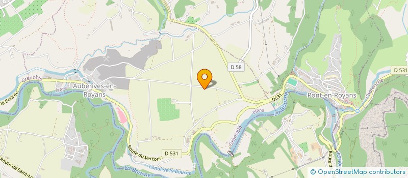 localisation de l'entreprise GROUPEMENT EMPLOYEUR SOLEIL LEVANT à AUBERIVES-EN-ROYANS