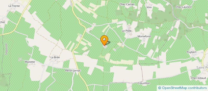 localisation de l'entreprise GROUPEMENT EMPLOYEURCOMBE DE BUSSAC à SEGONZAC