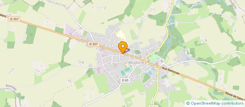 localisation de l'entreprise GROUPEMENT EMPLOYEURS  BOULOIRE