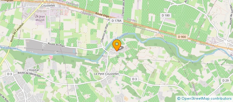 localisation de l'entreprise GROUPEMENT EMPLOYEURS AGRICOLE  OPPEDE