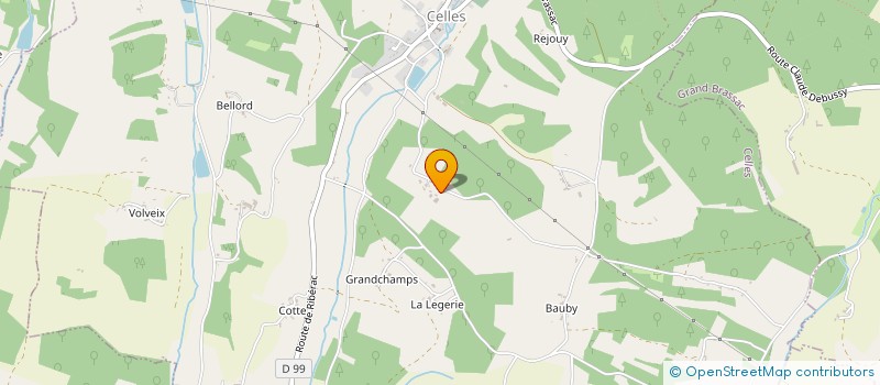 localisation de l'entreprise GROUPEMENT EMPLOYEURS AGRICOLES ETA FERME LAFAYAS à CELLES