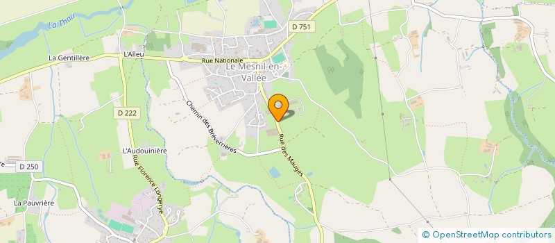 localisation de l'entreprise GROUPEMENT EMPLOYEURS BATES à MAUGES-SUR-LOIRE