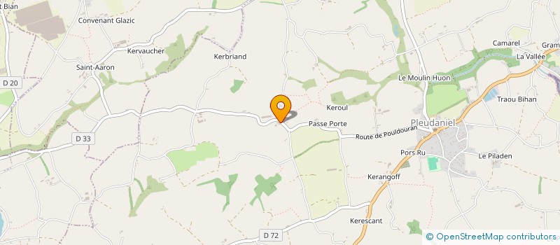 localisation de l'entreprise GROUPEMENT EMPLOYEURS BOTHOREL LE ROLLAND  PLEUDANIEL