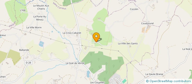 localisation de l'entreprise GROUPEMENT EMPLOYEURS BOURG DE PAILLE à SAINT-CARREUC