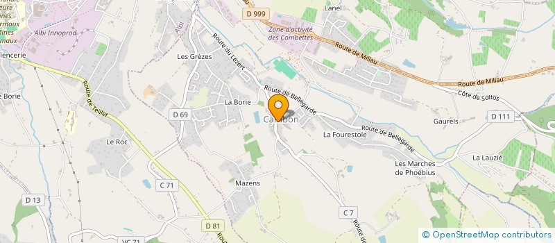 localisation de l'entreprise GROUPEMENT EMPLOYEURS CAMBON MONTREDON REALMONT JUDO  CAMBON