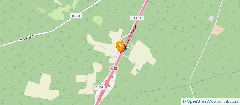 localisation de l'entreprise GROUPEMENT EMPLOYEURS CASTESIENS  CASTETS