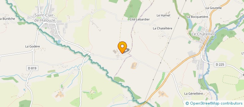 localisation de l'entreprise GROUPEMENT EMPLOYEURS DE CASTEL BOBECHE à SAINT-CLAIR-DE-HALOUZE