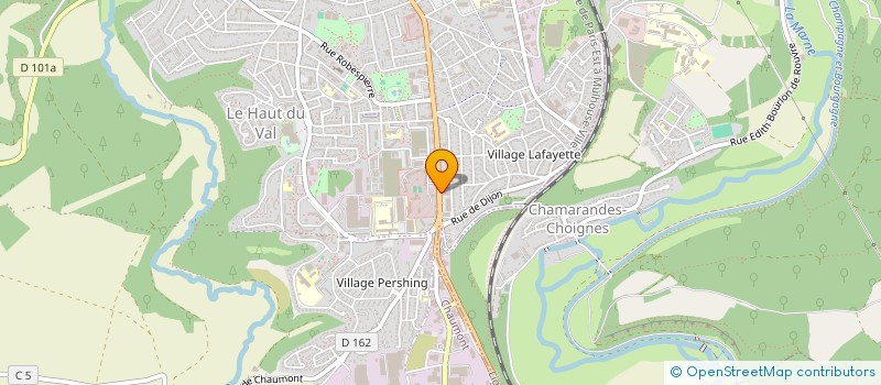 localisation de l'entreprise GROUPEMENT EMPLOYEURS DE HAUTE-MARNE à CHAUMONT
