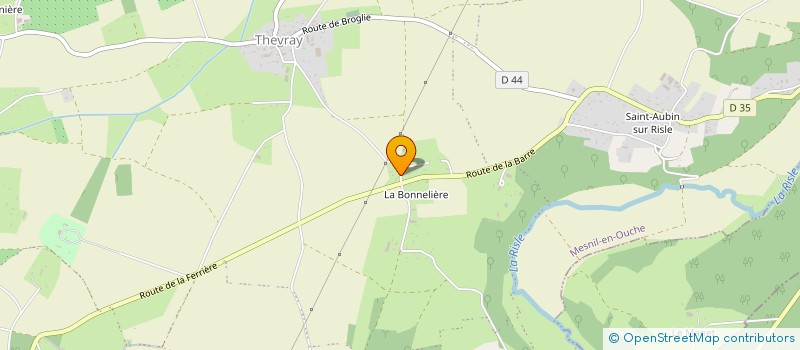 localisation de l'entreprise GROUPEMENT EMPLOYEURS DE LA BONNELIERE  MESNIL-EN-OUCHE