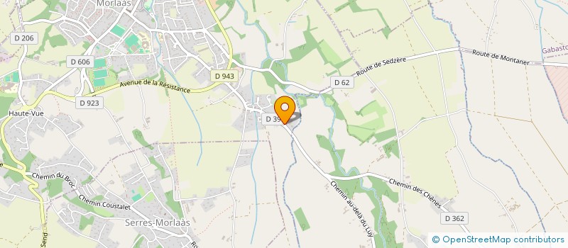 localisation de l'entreprise GROUPEMENT EMPLOYEURS DE LA FORGE à MORLAAS