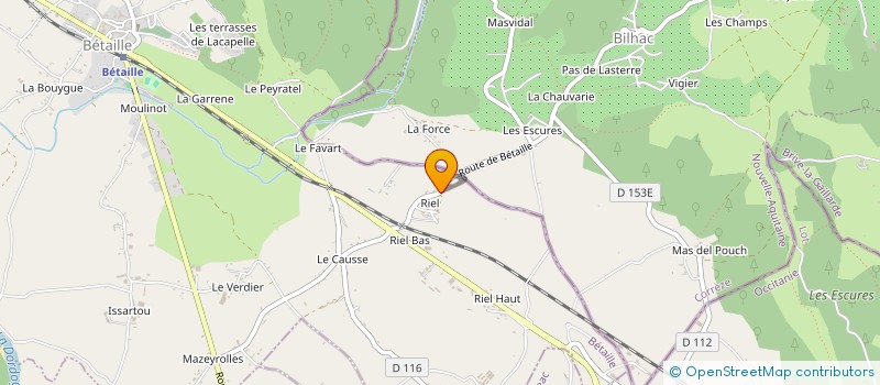 localisation de l'entreprise GROUPEMENT EMPLOYEURS DE LA TURELURE  CAVAGNAC