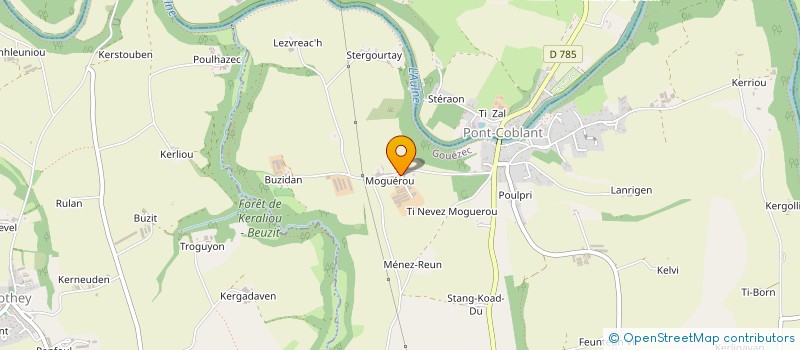 localisation de l'entreprise GROUPEMENT EMPLOYEURS DE MOGUEROU à GOUEZEC