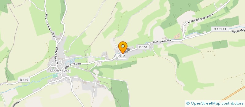 localisation de l'entreprise GROUPEMENT EMPLOYEURS DES 3 VALLEES  ALETTE