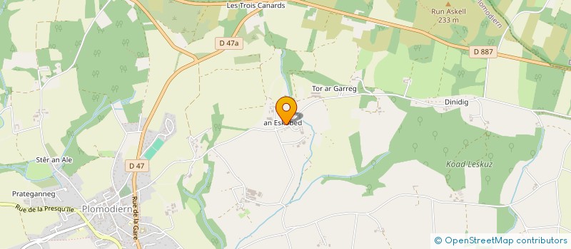 localisation de l'entreprise GROUPEMENT EMPLOYEURS DES BRUYERES  PLOMODIERN