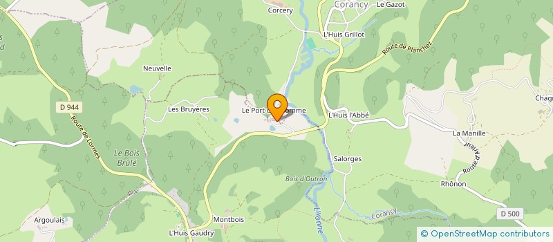 localisation de l'entreprise GROUPEMENT EMPLOYEURS DES RUCHERS DU MORVAN à CORANCY