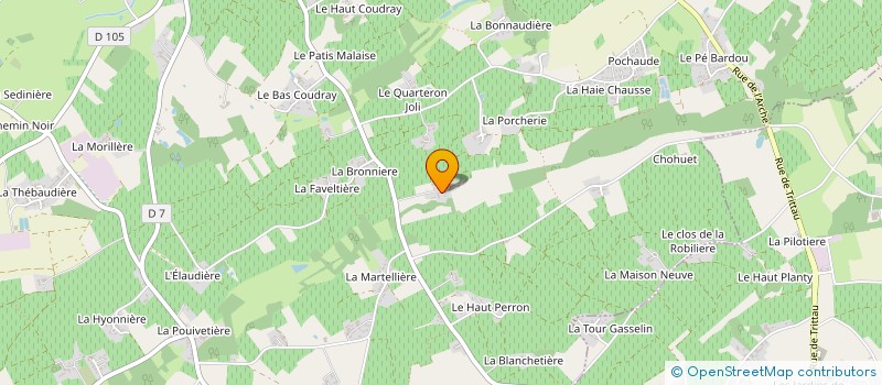 localisation de l'entreprise GROUPEMENT EMPLOYEURS DES VIGNERONS  LOROUX-BOTTEREAU (LE)